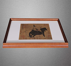 张湾书画装裱配框服务案例